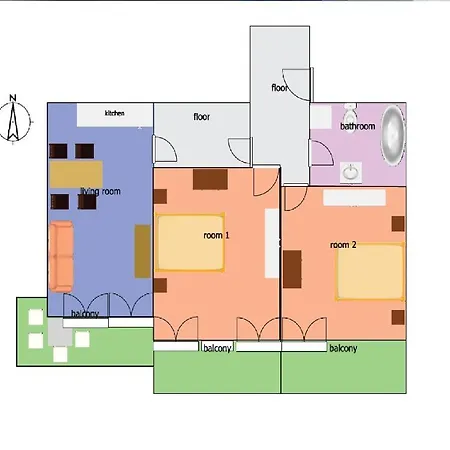 Apartmán Dalmatino Kaštela